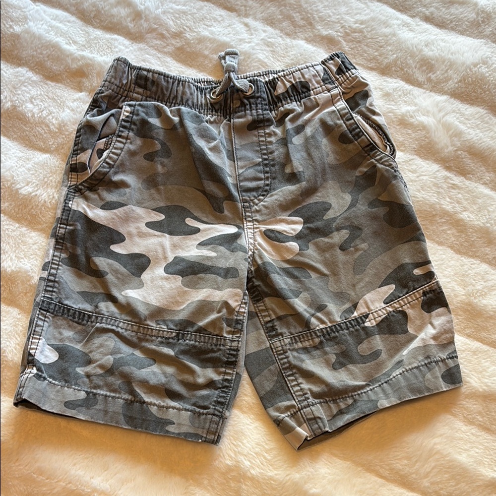 Kids Camouflage Cargo Shorts